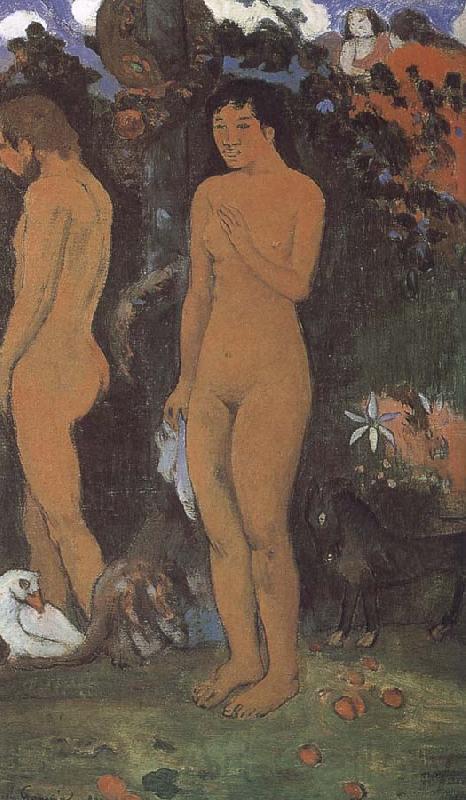 Paul Gauguin Adam Eve